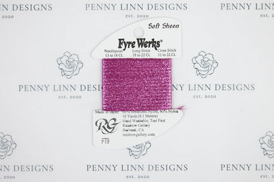 Fyre Werks Soft Sheen FT9 Rose - Penny Linn Designs - Rainbow Gallery