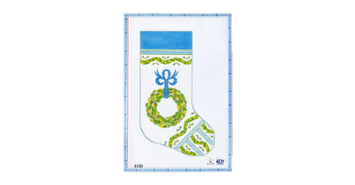 Holiday Trimmings Stocking Canvas - Penny Linn Designs - KCN DESIGNERS