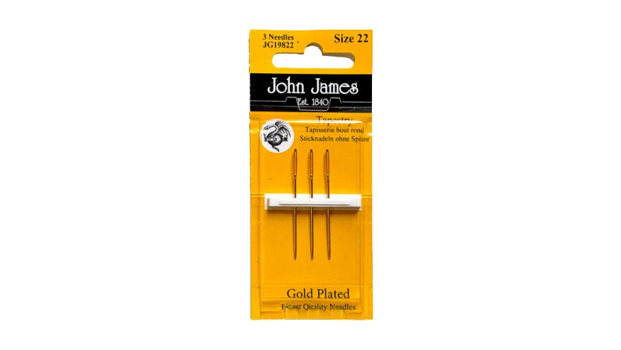 John James Tapestry Needles - Gold - Penny Linn Designs - Penny Linn Designs