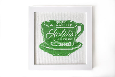Large Ralph's Coffee Cup - Penny Linn Designs - Penny Linn Designs