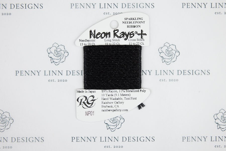 Neon Rays+ NP01 Black - Penny Linn Designs - Rainbow Gallery