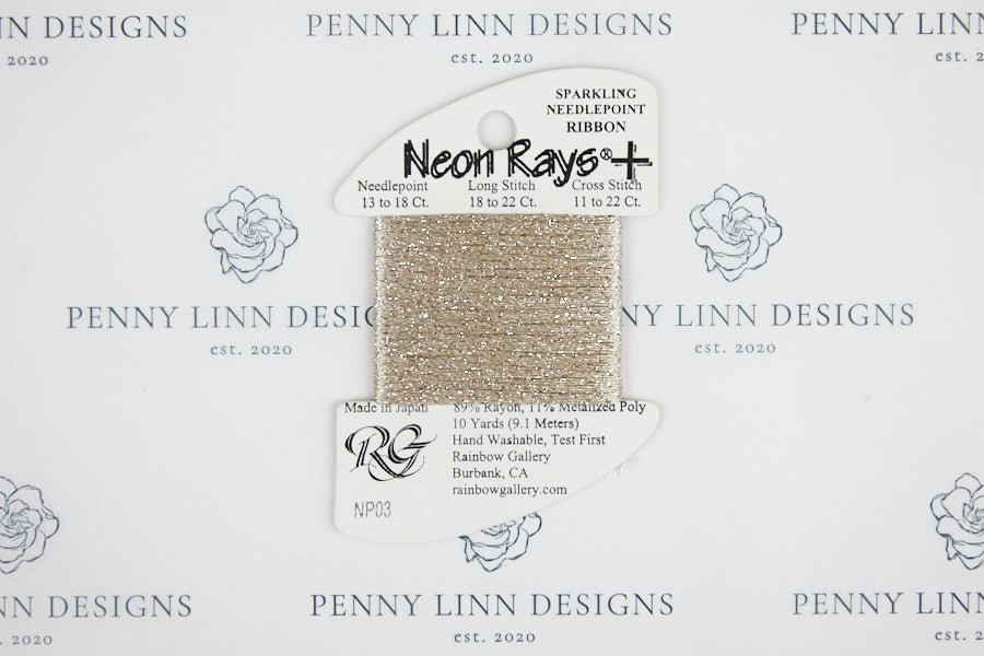 Neon Rays+ NP03 Pale Beige - Penny Linn Designs - Rainbow Gallery
