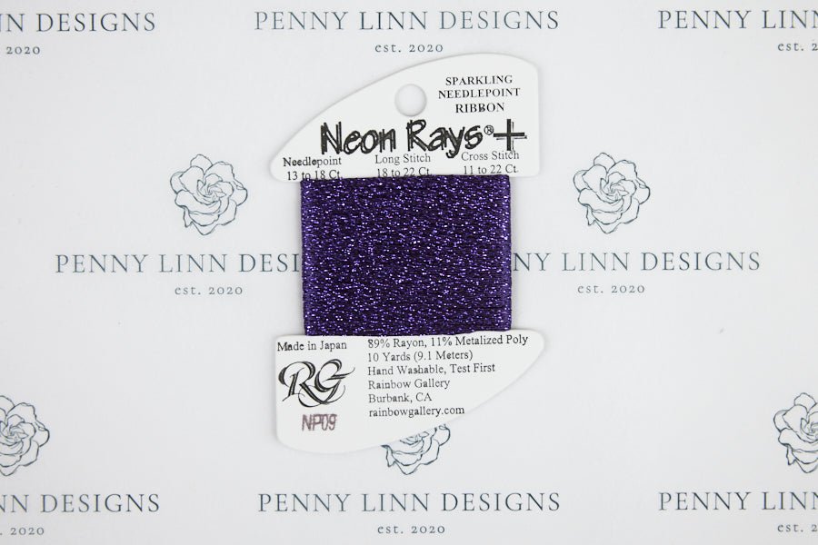 Neon Rays+ NP09 Purple - Penny Linn Designs - Rainbow Gallery