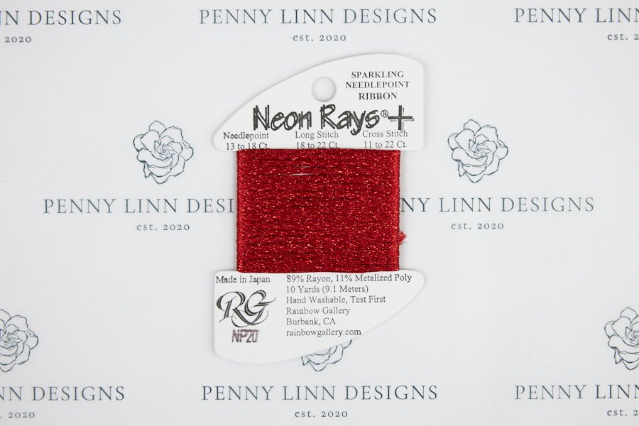 Neon Rays+ NP20 Red - Penny Linn Designs - Rainbow Gallery
