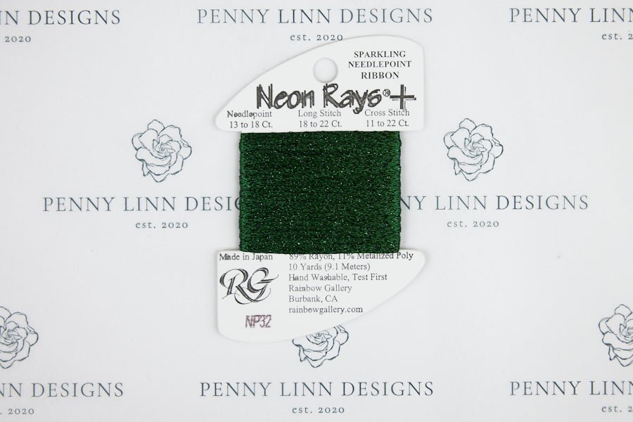 Neon Rays+ NP32 Spruce Green - Penny Linn Designs - Rainbow Gallery