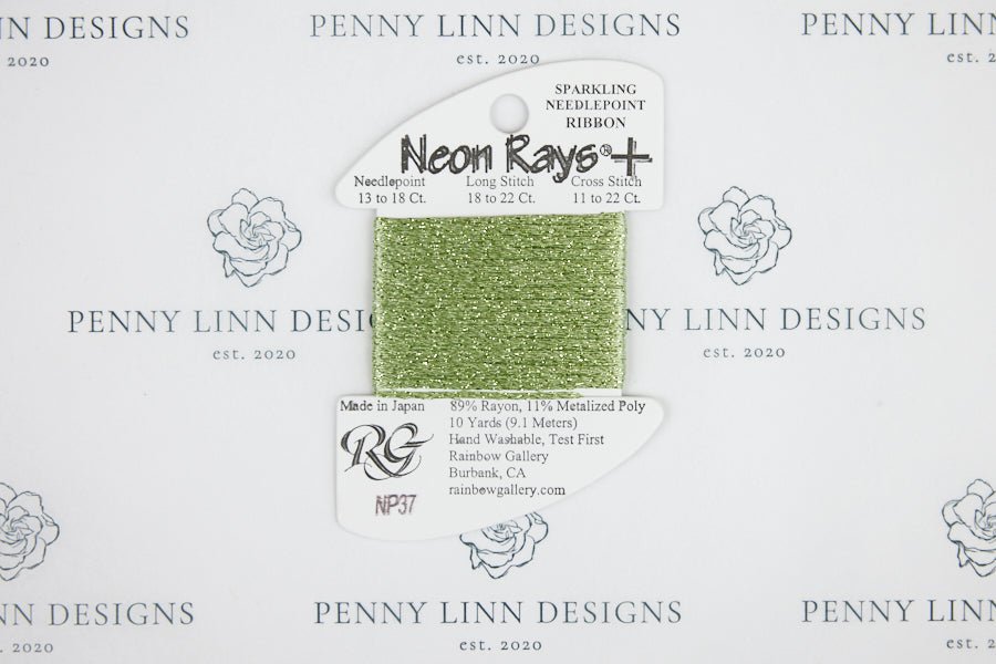 Neon Rays+ NP37 Celery - Penny Linn Designs - Rainbow Gallery