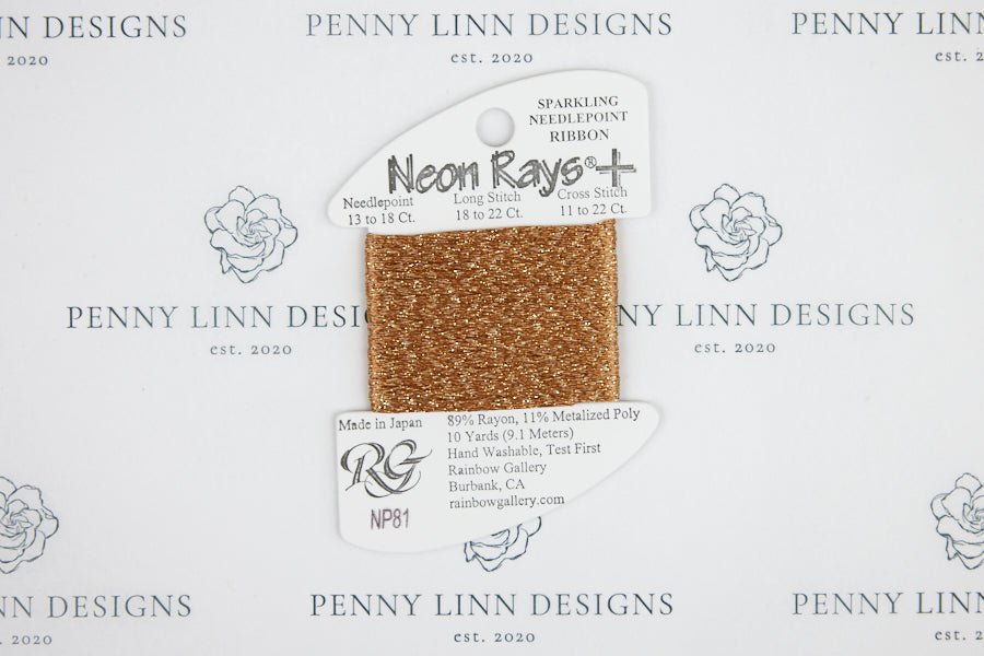 Neon Rays+ NP81 Nutmeg - Penny Linn Designs - Rainbow Gallery