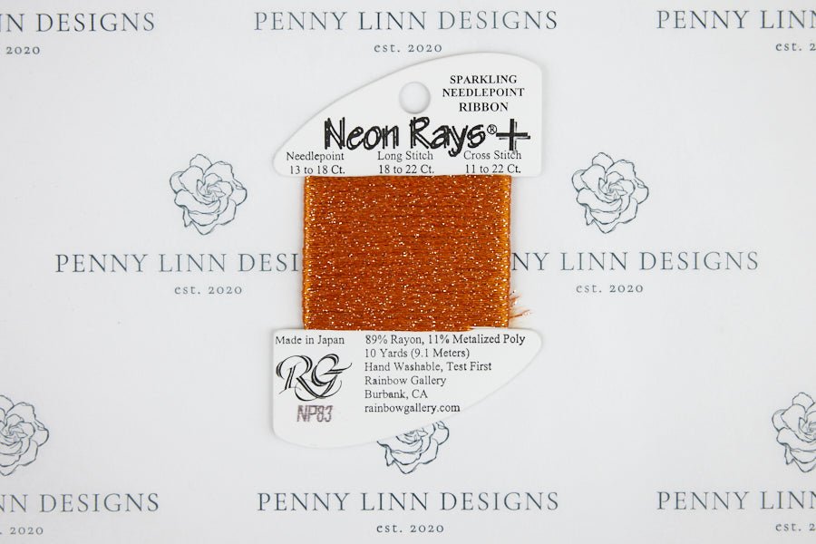 Neon Rays+ NP83 Halloween Orange - Penny Linn Designs - Rainbow Gallery