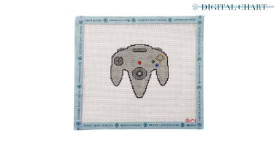 Nostalgic N64 Controller - CHART - Penny Linn Designs - AC Designs