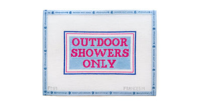 OUTDOOR SHOWERS ONLY - Penny Linn Designs - Frances Mary Needlepoint
