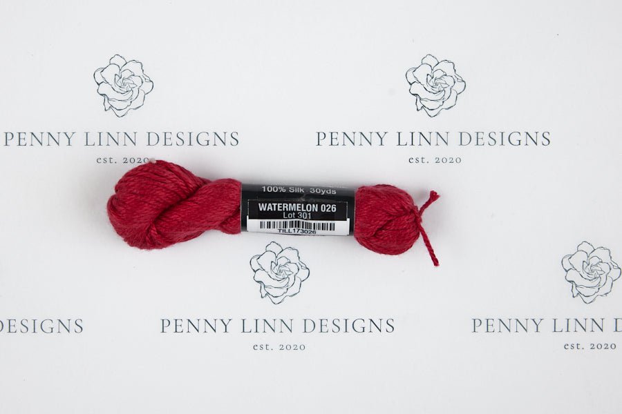 Pepper Pot Silk 026 WATERMELON - Penny Linn Designs - Planet Earth Fibers