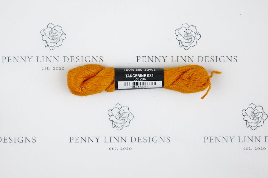 Pepper Pot Silk 031 TANGERINE - Penny Linn Designs - Planet Earth Fibers