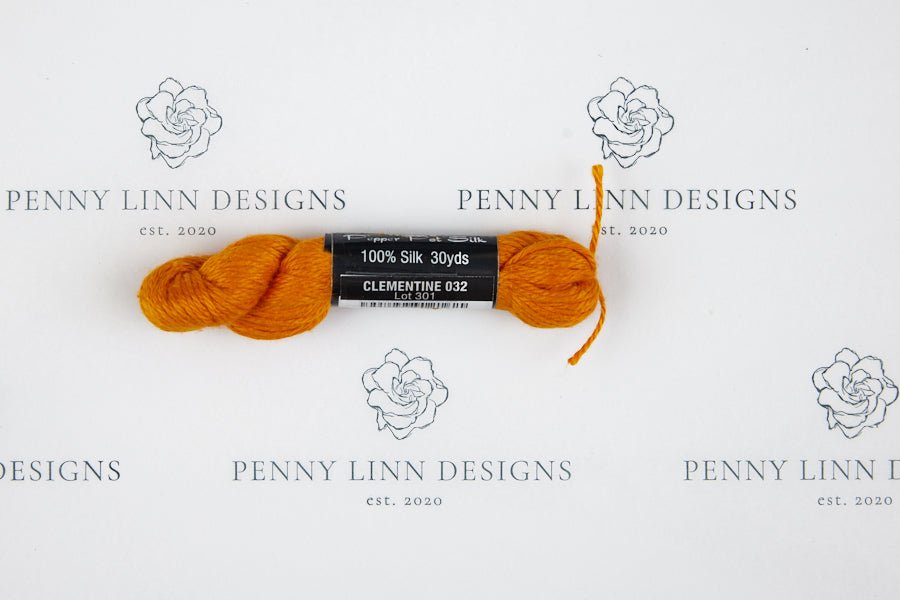 Pepper Pot Silk 032 CLEMENTINE - Penny Linn Designs - Planet Earth Fibers