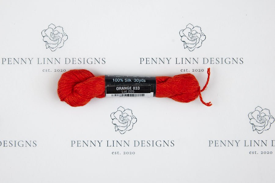 Pepper Pot Silk 033 ORANGE - Penny Linn Designs - Planet Earth Fibers
