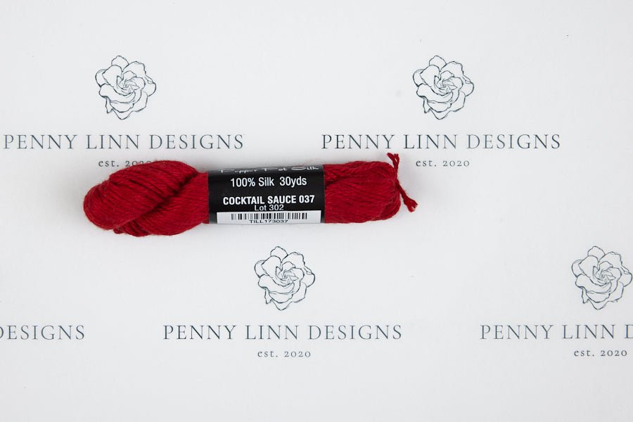 Pepper Pot Silk 037 COCKTAIL SAUCE - Penny Linn Designs - Planet Earth Fibers