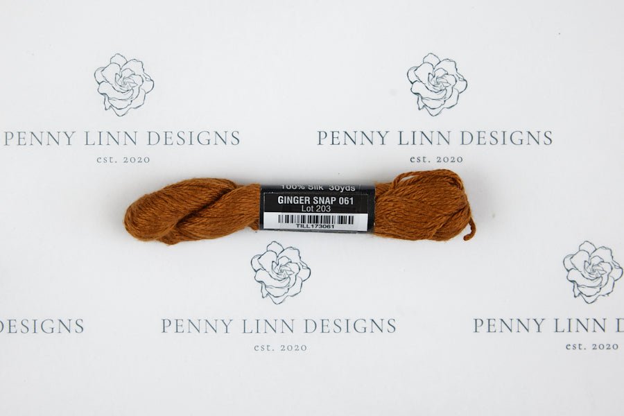 Pepper Pot Silk 061 Ginger Snap - Penny Linn Designs - Planet Earth Fibers