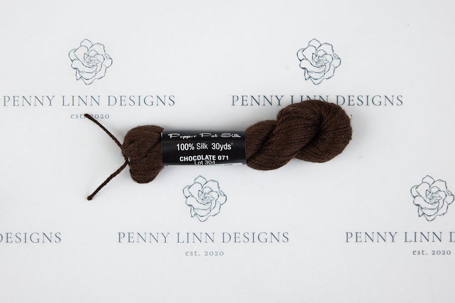 Pepper Pot Silk 071 Chocolate - Penny Linn Designs - Planet Earth Fibers