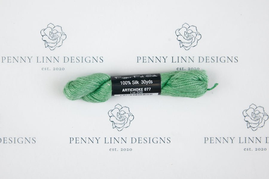 Pepper Pot Silk 077 ARTICHOKE - Penny Linn Designs - Planet Earth Fibers