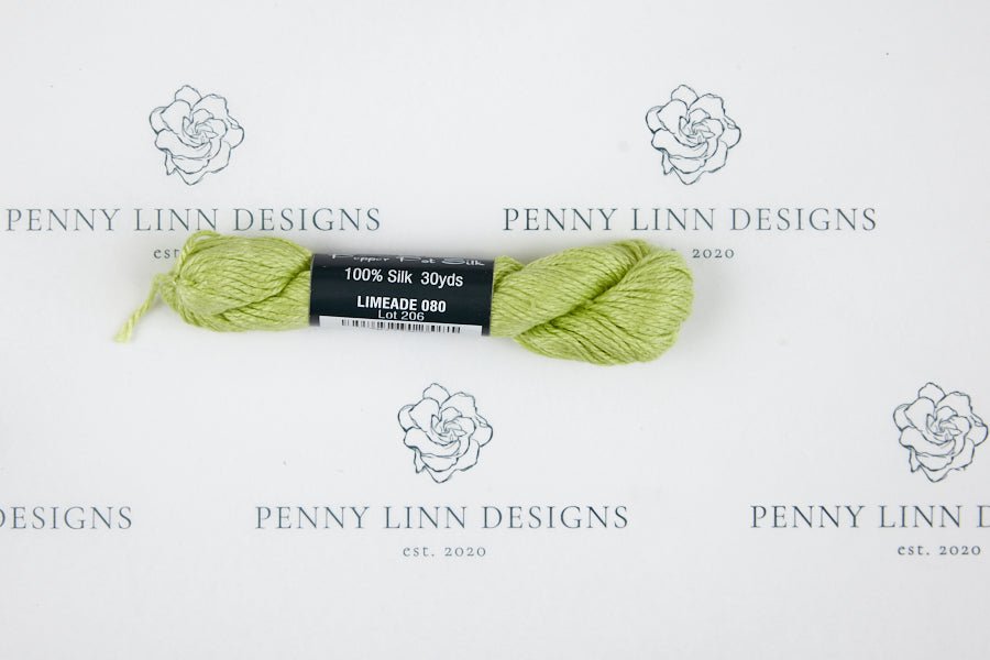 Pepper Pot Silk 080 LIMEADE - Penny Linn Designs - Planet Earth Fibers