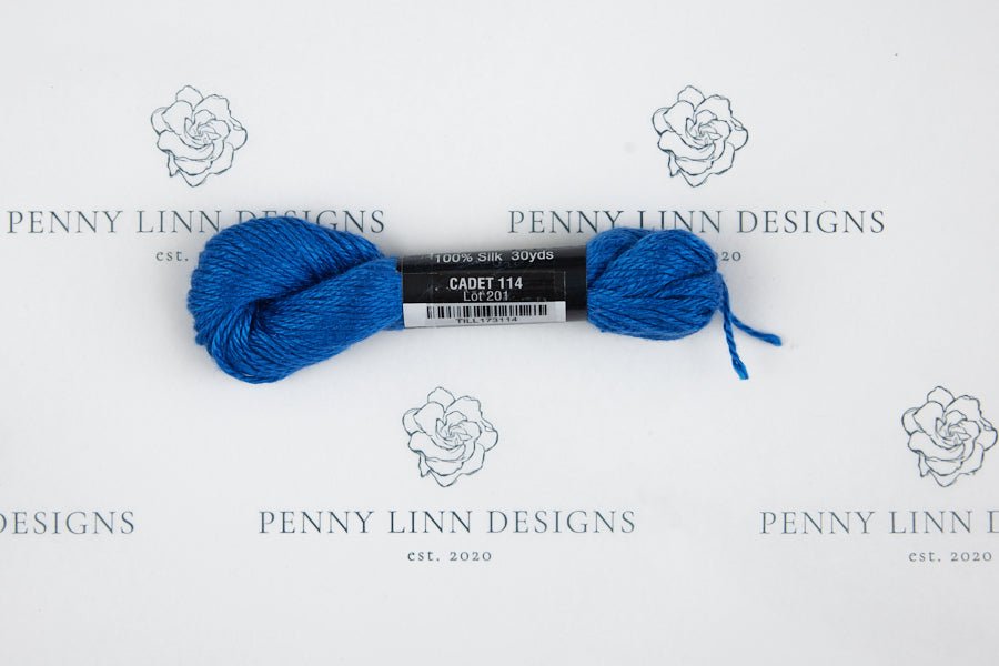 Pepper Pot Silk 114 CADET - Penny Linn Designs - Planet Earth Fibers