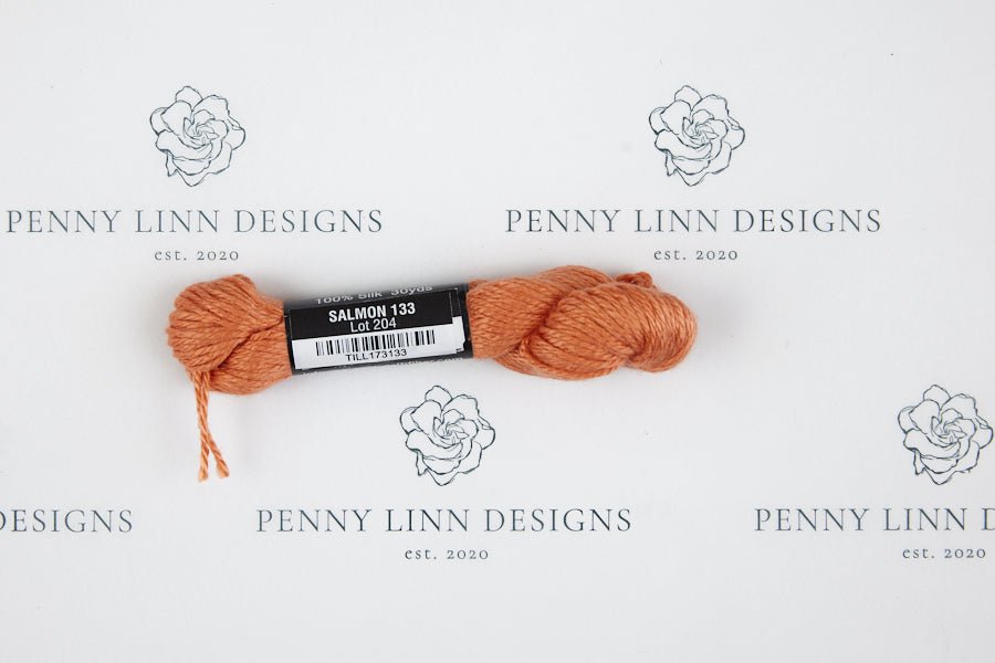 Pepper Pot Silk 133 SALMON - Penny Linn Designs - Planet Earth Fibers