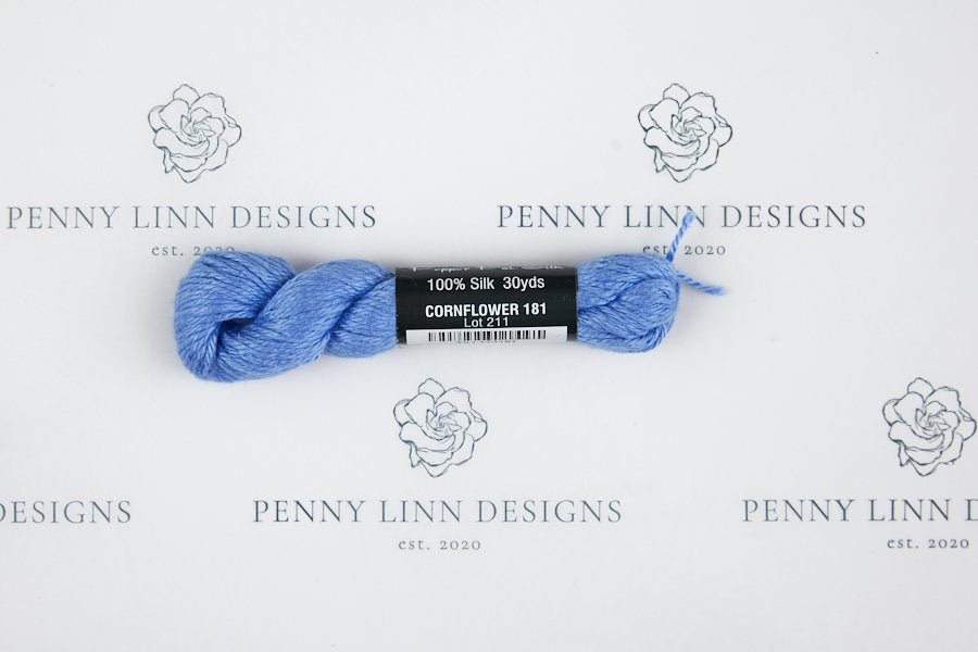 Pepper Pot Silk 181 CORNFLOWER - Penny Linn Designs - Planet Earth Fibers
