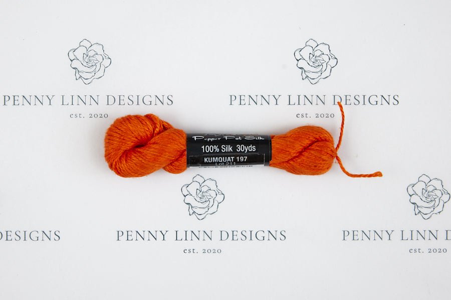 Pepper Pot Silk 197 KUMQUAT - Penny Linn Designs - Planet Earth Fibers