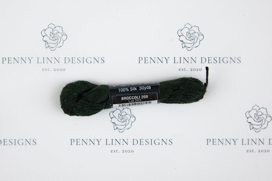 Pepper Pot Silk 208 BROCCOLI - Penny Linn Designs - Planet Earth Fibers