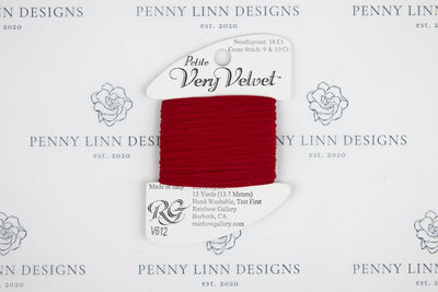 Petite Very Velvet V612 Cherry Red - Penny Linn Designs - Rainbow Gallery
