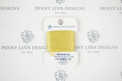 Planet Earth Silk Card - 040 Sunshine - Penny Linn Designs - Planet Earth Fibers
