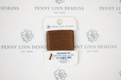 Planet Earth Silk Card - 044 Partridge - Penny Linn Designs - Planet Earth Fibers