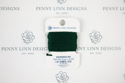 Planet Earth Silk Card - 064 Evergreen - Penny Linn Designs - Planet Earth Fibers