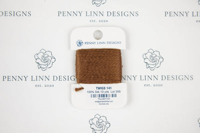Planet Earth Silk Card - 141 Twig - Penny Linn Designs - Planet Earth Fibers