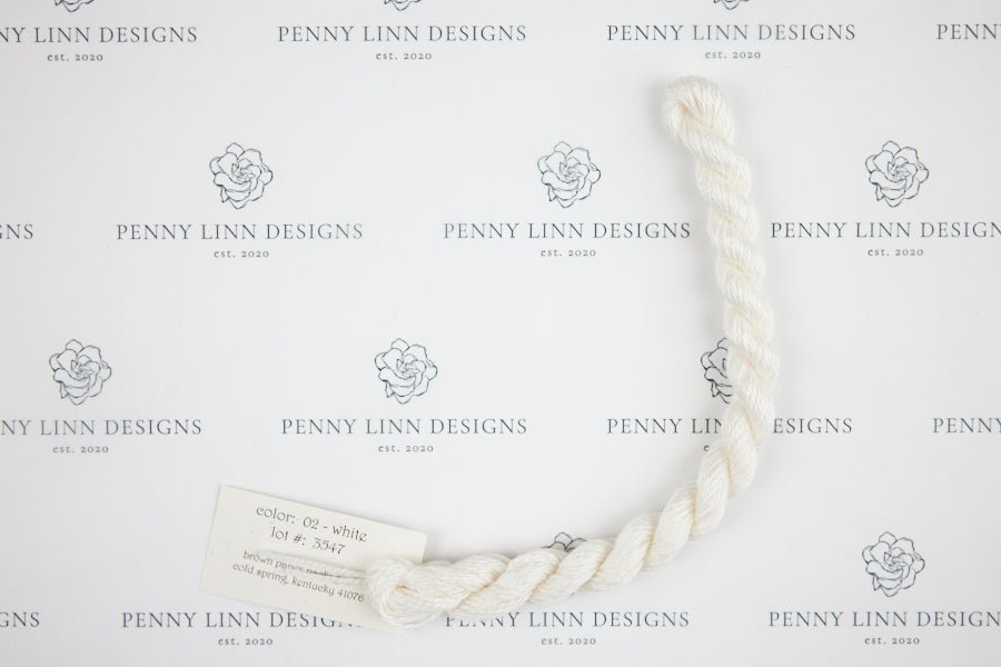 Silk & Ivory 02 White - Penny Linn Designs - Brown Paper Packages