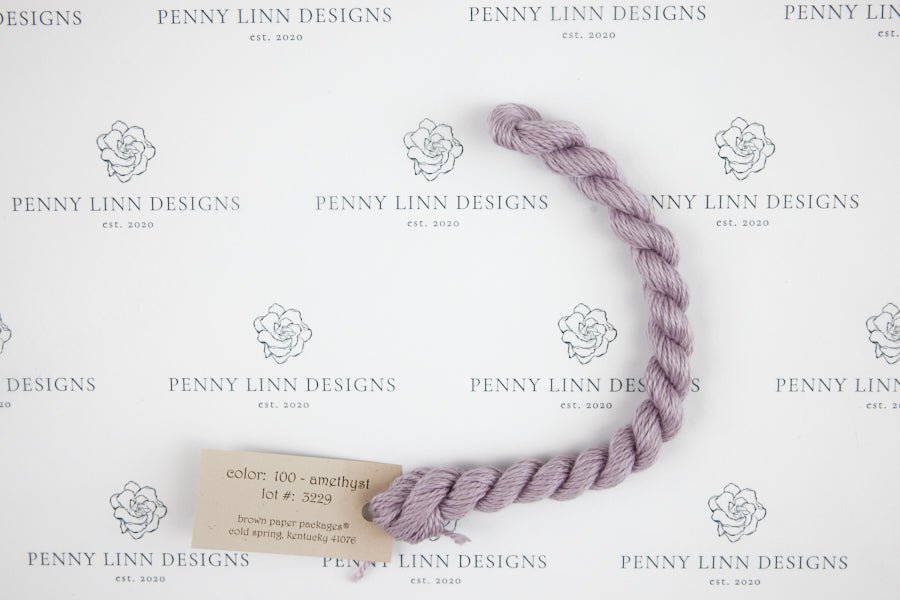 Silk & Ivory 100 Amethyst - Penny Linn Designs - Brown Paper Packages