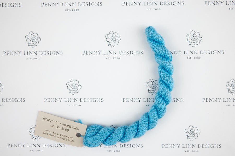 Silk & Ivory 114 Sacré Bleu - Penny Linn Designs - Brown Paper Packages