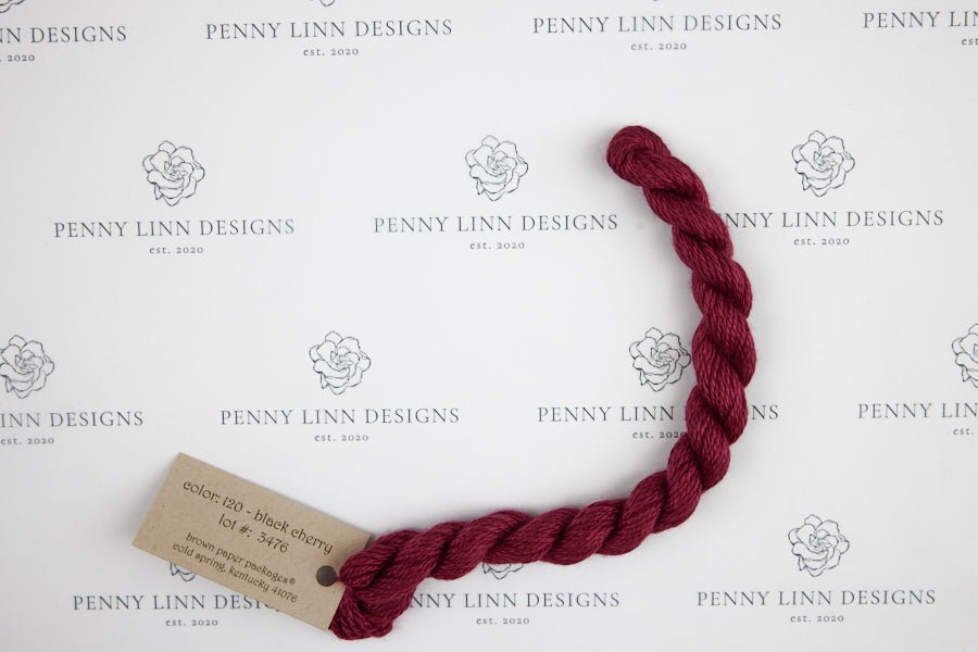 Silk & Ivory 120 Black Cherry - Penny Linn Designs - Brown Paper Packages