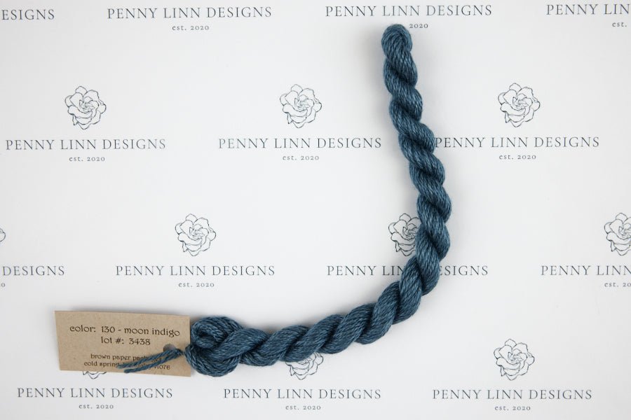 Silk & Ivory 130 Moon Indigo - Penny Linn Designs - Brown Paper Packages