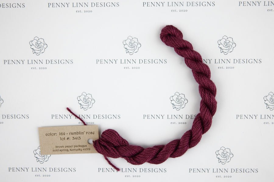 Silk & Ivory 164 Ramblin’ Rose - Penny Linn Designs - Brown Paper Packages