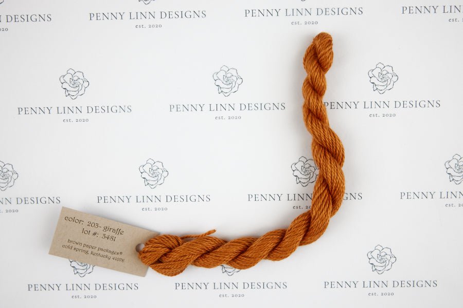 Silk & Ivory 203 Giraffe - Penny Linn Designs - Brown Paper Packages