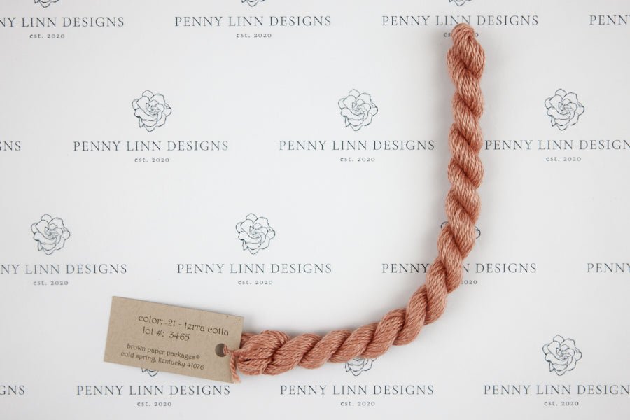 Silk & Ivory 21 Terra Cotta - Penny Linn Designs - Brown Paper Packages