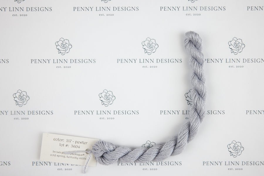 Silk & Ivory 217 Pewter - Penny Linn Designs - Brown Paper Packages