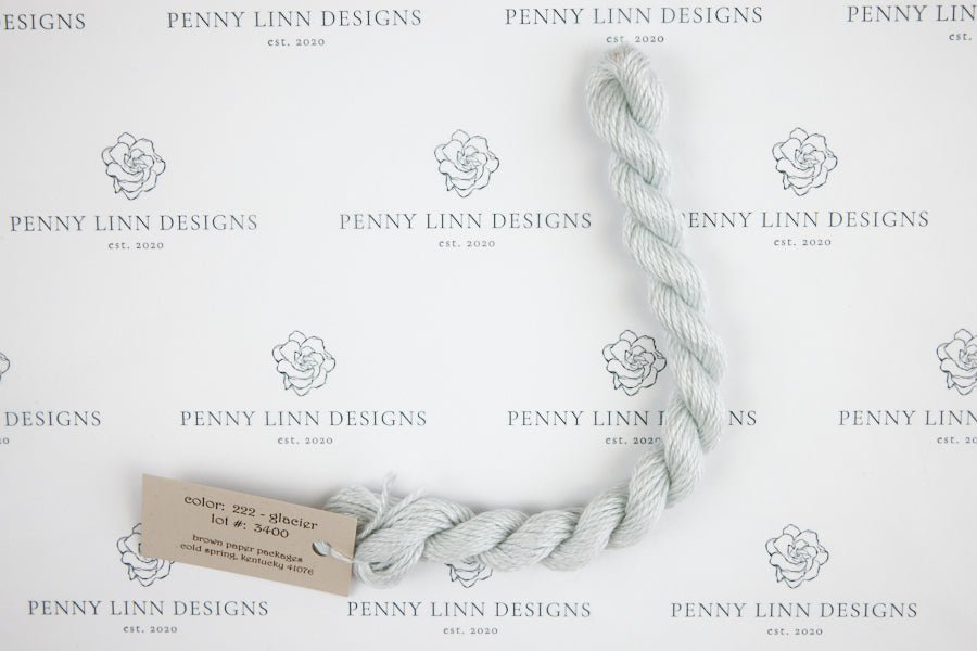 Silk & Ivory 222 Glacier - Penny Linn Designs - Brown Paper Packages