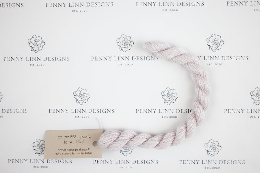 Silk & Ivory 223 Posie - Penny Linn Designs - Brown Paper Packages