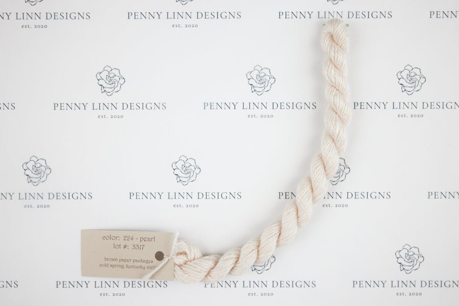 Silk & Ivory 224 Pearl - Penny Linn Designs - Brown Paper Packages