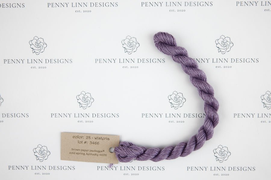 Silk & Ivory 28 Wisteria - Penny Linn Designs - Brown Paper Packages