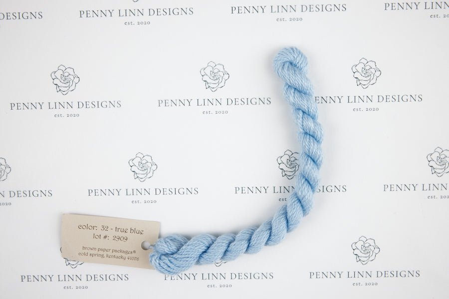 Silk & Ivory 32 True Blue - Penny Linn Designs - Brown Paper Packages