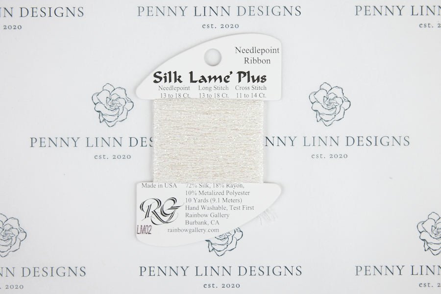 Silk Lamé Plus LM02 White - Penny Linn Designs - Rainbow Gallery