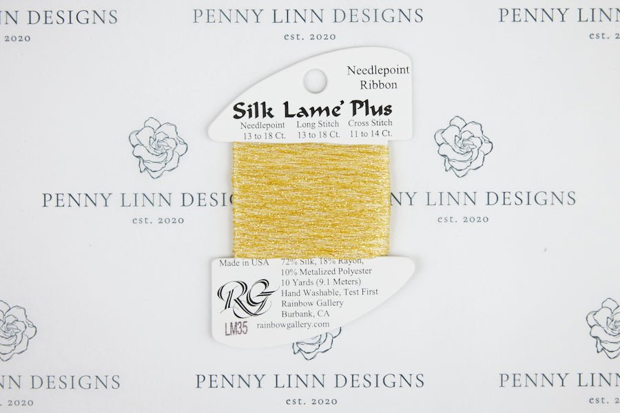 Silk Lamé Plus LM35 Buttercup - Penny Linn Designs - Rainbow Gallery