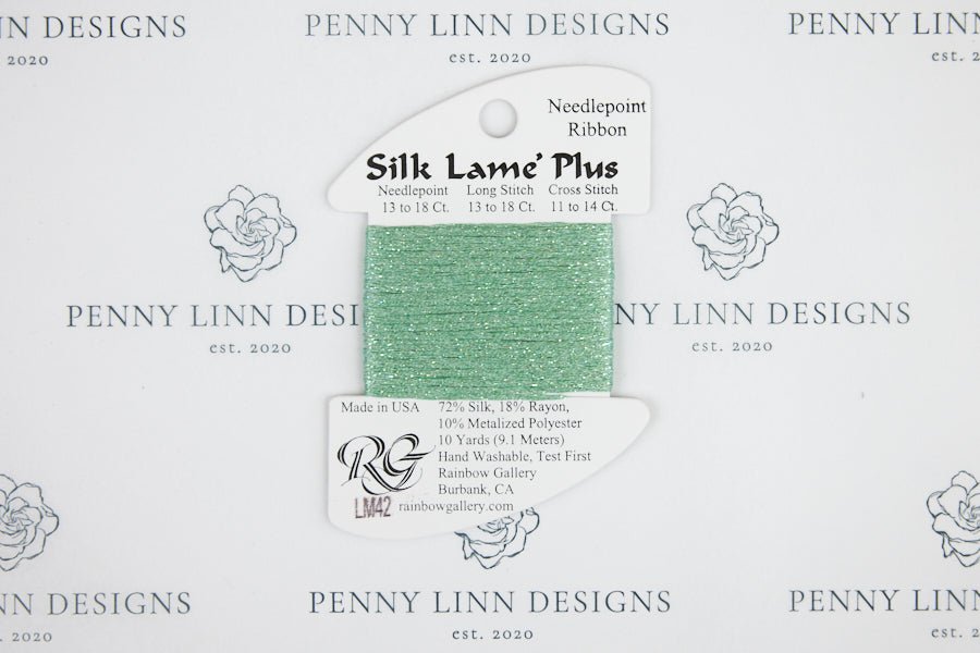 Silk Lamé Plus LM42 Mint - Penny Linn Designs - Rainbow Gallery